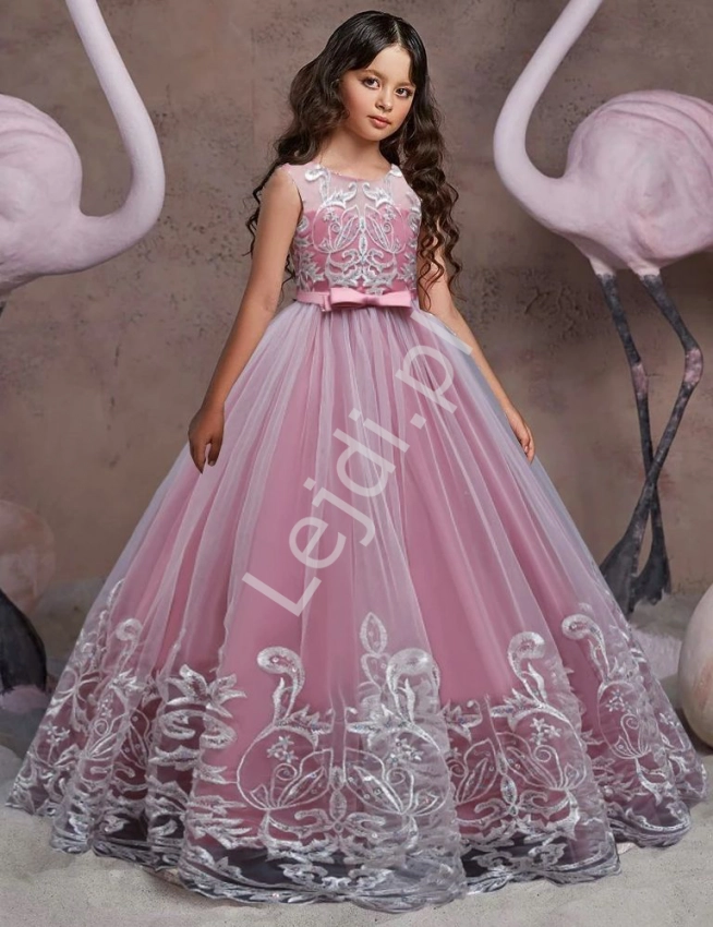 Wieczorowa sukienka dla dziewczynki na bal, na wesele 9101